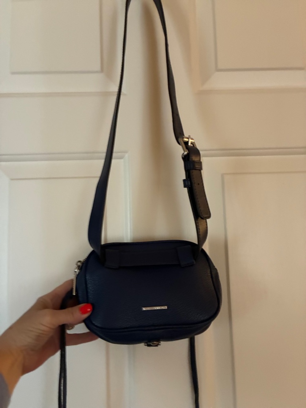 Rebecca Minkoff Blue Blythe Leather Belt Bag/Cross Body - Picture 16 of 16